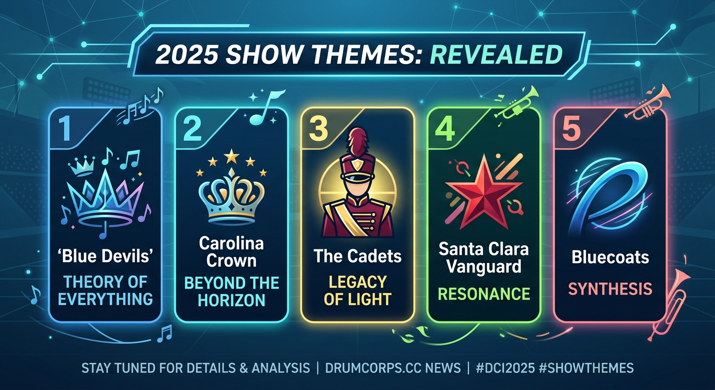 5 Drum Corps That Just Announced Their 2025 Show Themes — 1