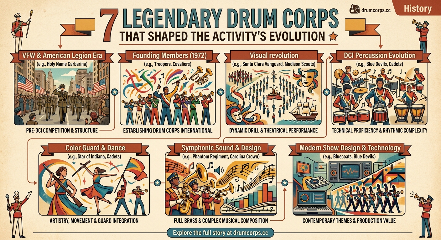 7 Legendary Drum Corps That Shaped the Activity's Evolution — 2