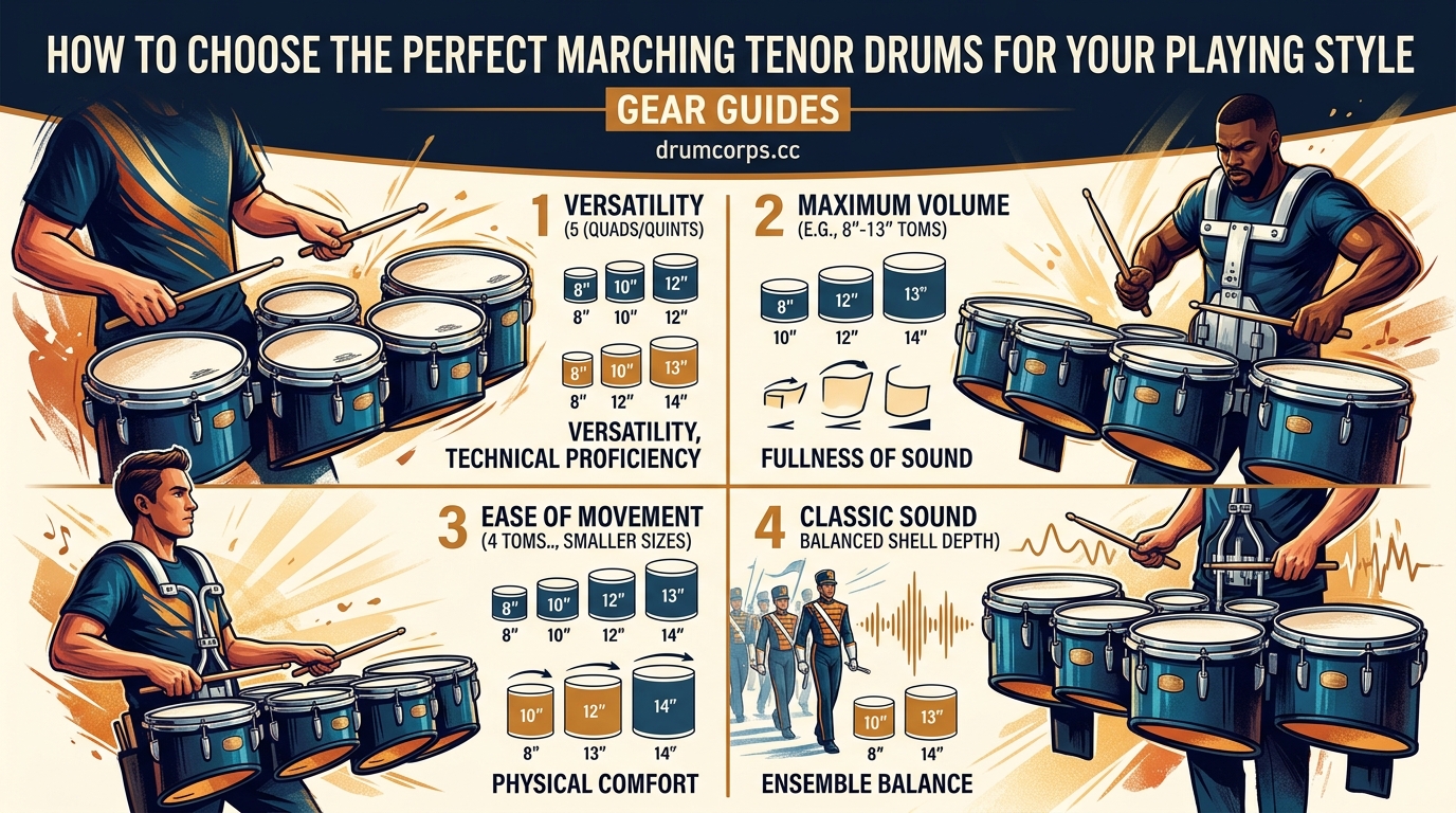 How to Choose the Perfect Marching Tenor Drums for Your Playing Style - Illustration 2