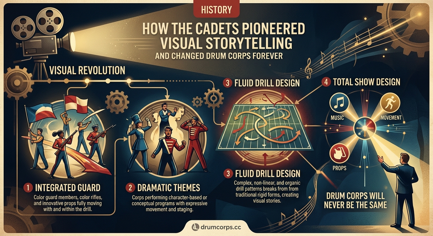 How the Cadets Pioneered Visual Storytelling and Changed Drum Corps Forever - Illustration 1