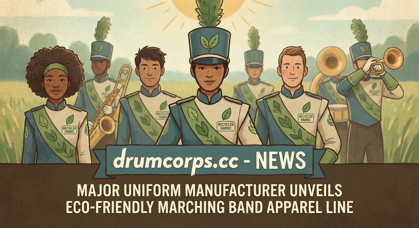 Major Uniform Manufacturer Unveils Eco-Friendly Marching Band Apparel Line - Illustration 1