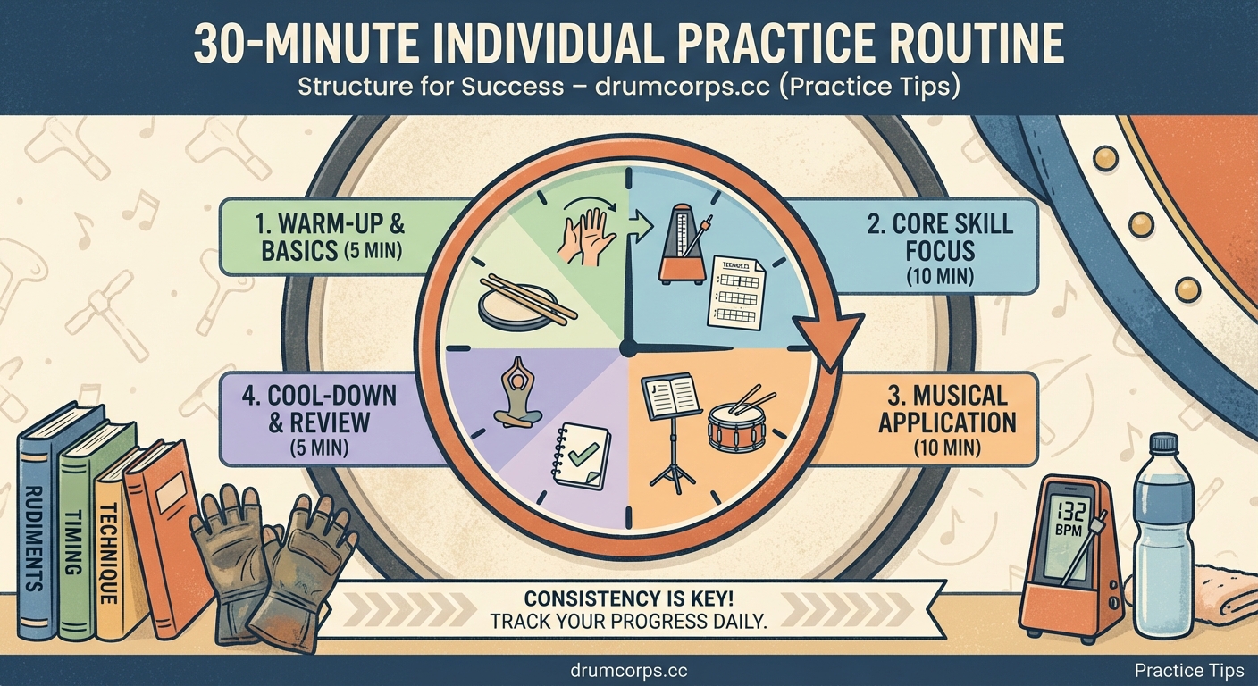 How to Build a Perfect 30-Minute Individual Practice Routine - Illustration 1