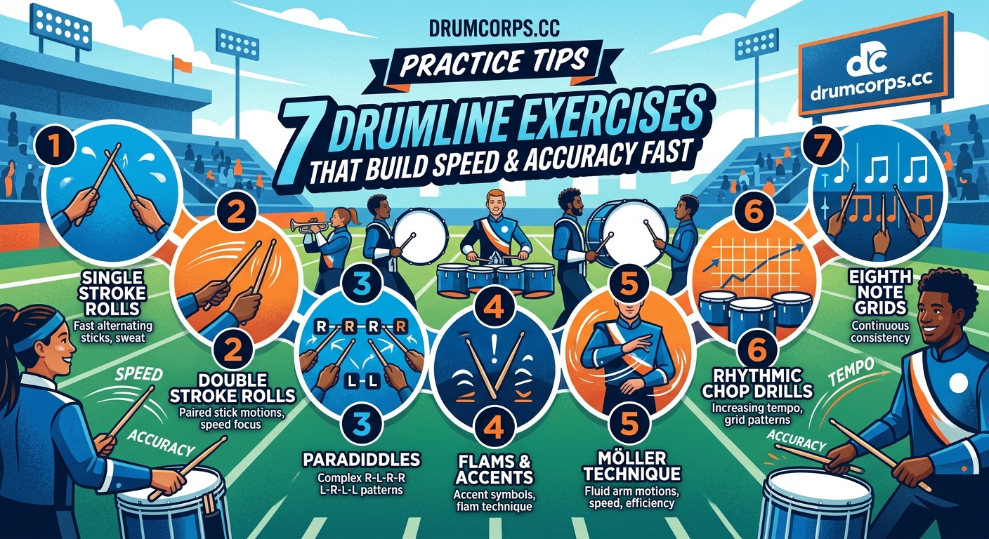 7 Drumline Exercises That Build Speed and Accuracy Fast - Illustration 2