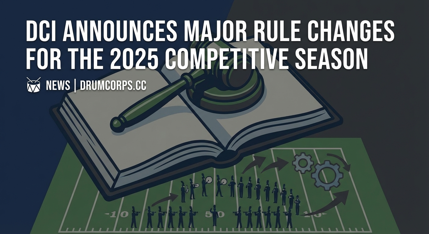 DCI Announces Major Rule Changes for the 2025 Competitive Season - Illustration 1