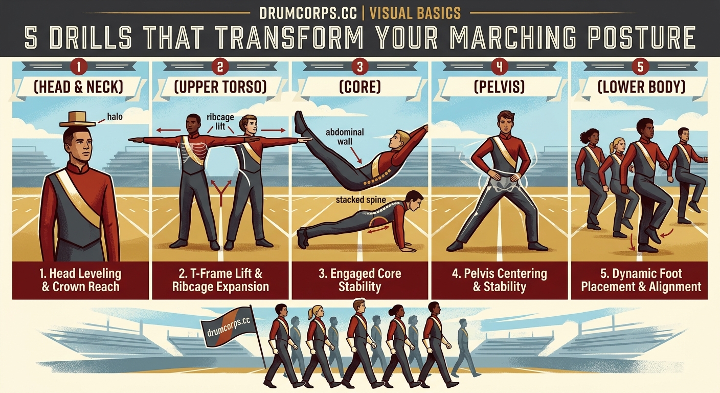 5 Body Alignment Drills That Transform Your Marching Posture - Illustration 2