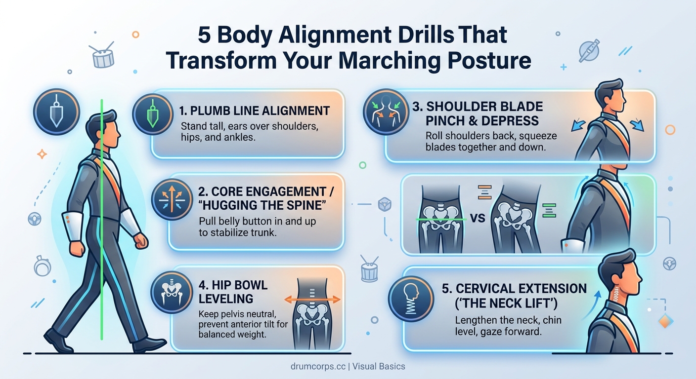 5 Body Alignment Drills That Transform Your Marching Posture - Illustration 4