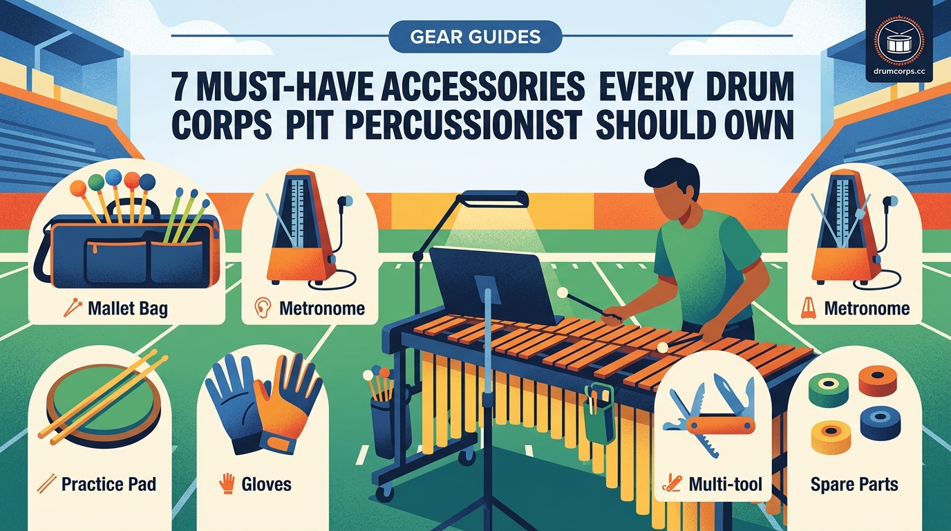 7 Must-Have Accessories Every Drum Corps Pit Percussionist Should Own - Illustration 1
