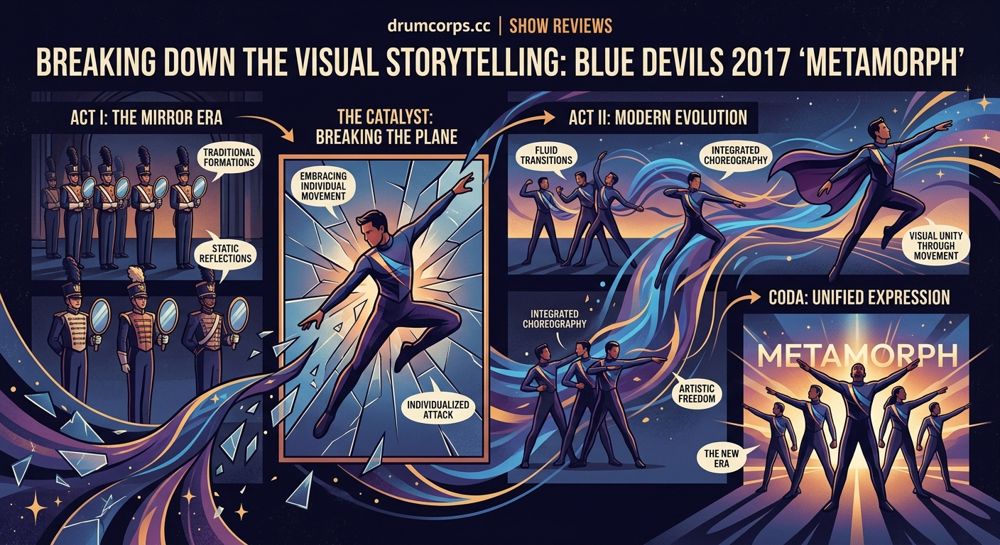 Breaking Down the Visual Storytelling in Blue Devils 2017 'Metamorph' — 1
