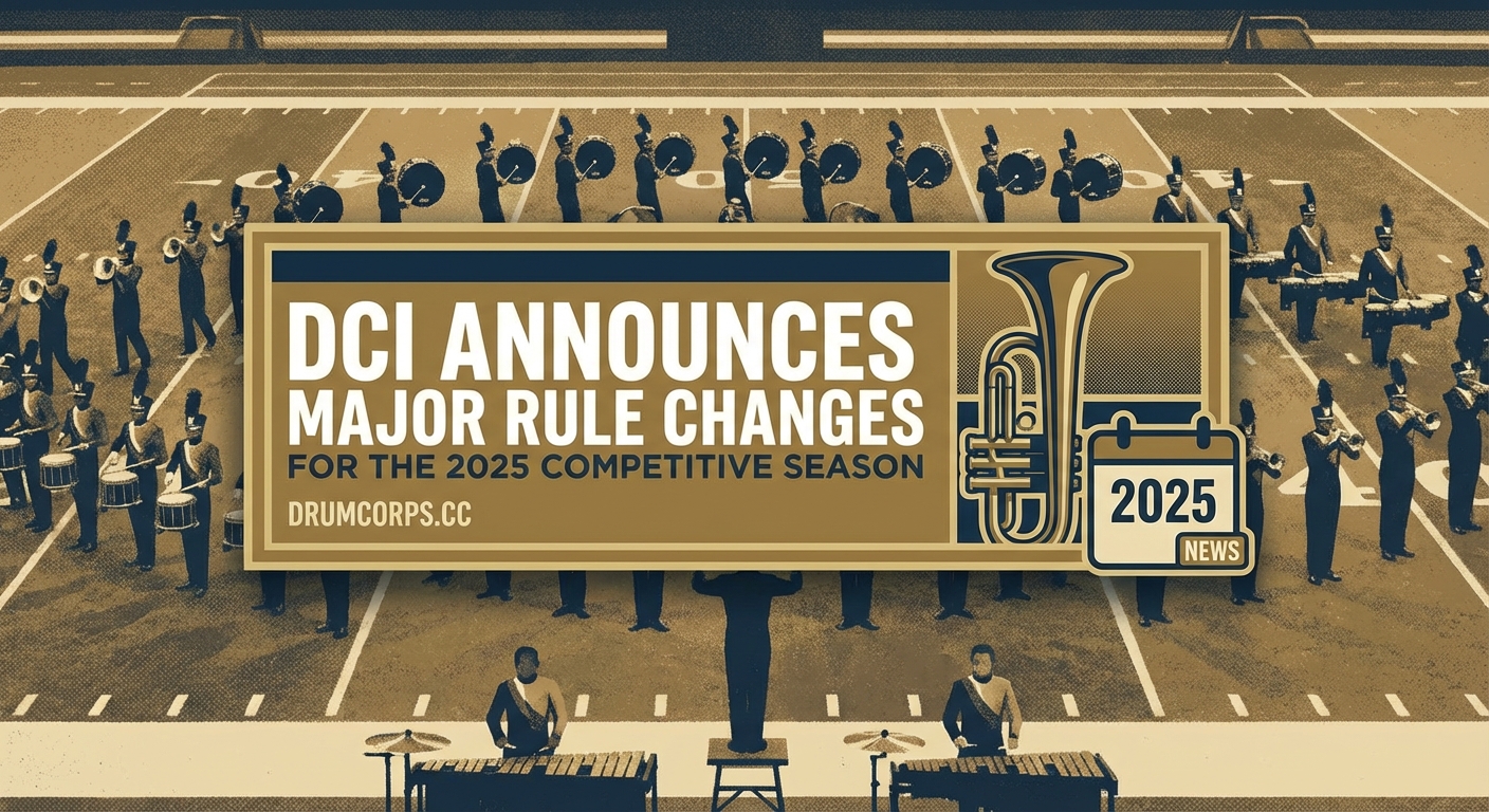 DCI Announces Major Rule Changes for the 2025 Competitive Season — 2