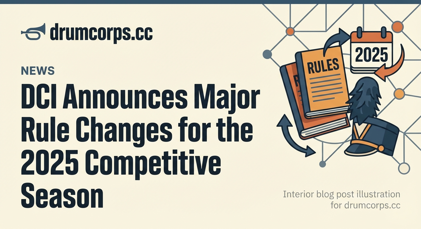 DCI Announces Major Rule Changes for the 2025 Competitive Season — 4