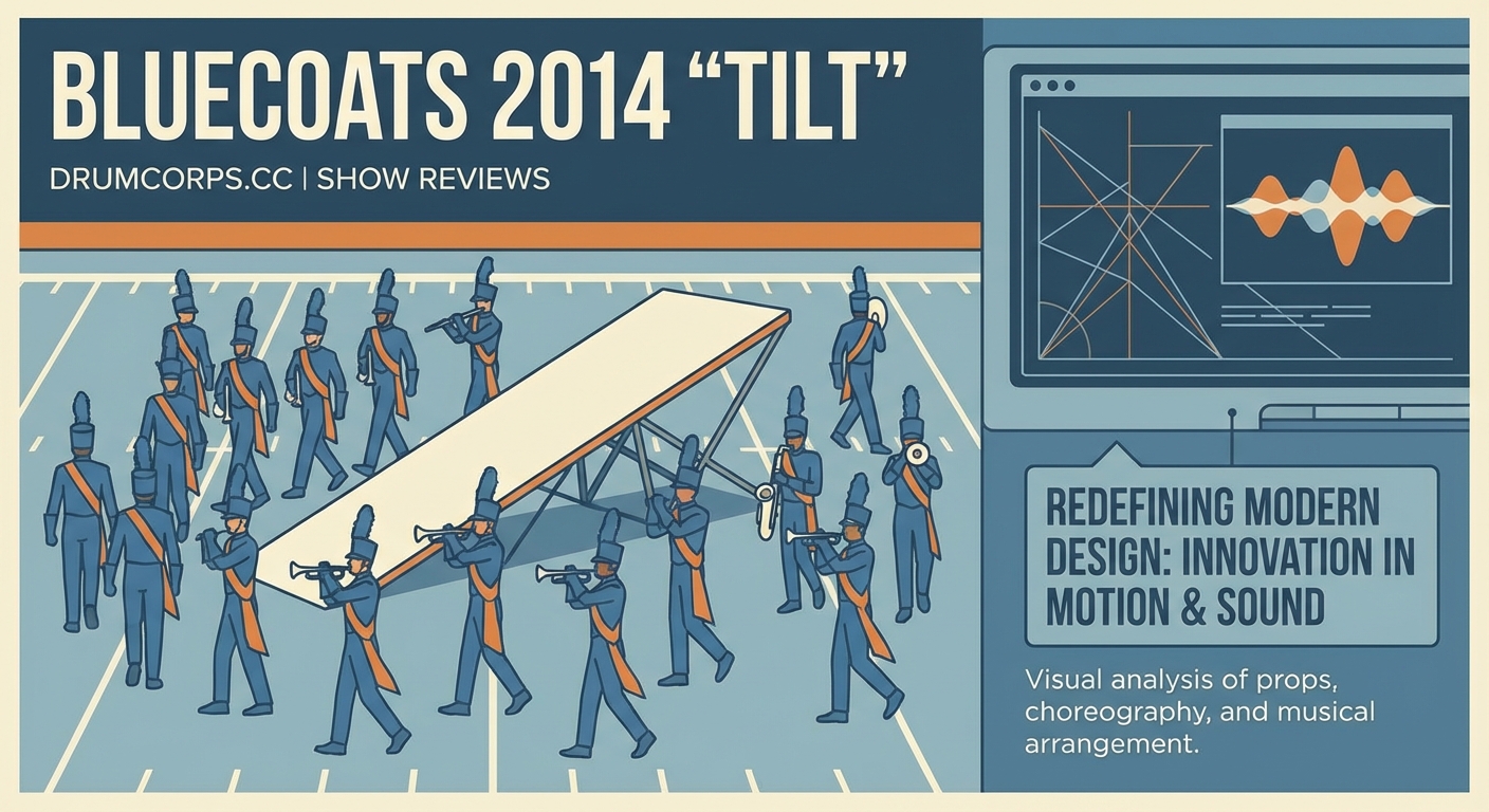 How Bluecoats 2014 'Tilt' Redefined Modern Drum Corps Design — 1