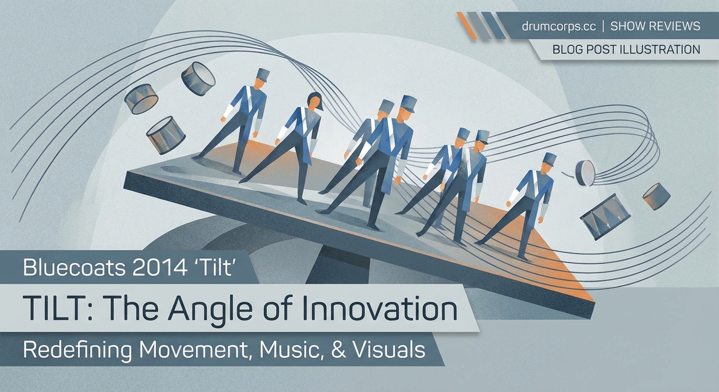 How Bluecoats 2014 'Tilt' Redefined Modern Drum Corps Design — 3