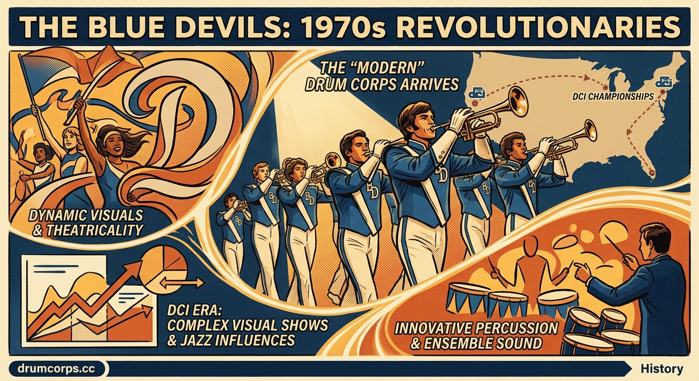 How the Blue Devils Revolutionized Modern Drum Corps in the 1970s — 3