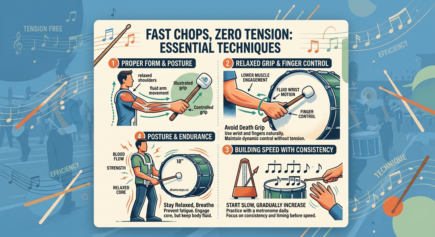How to Build Faster Chops on Bass Drum Without Tension or Fatigue — 1