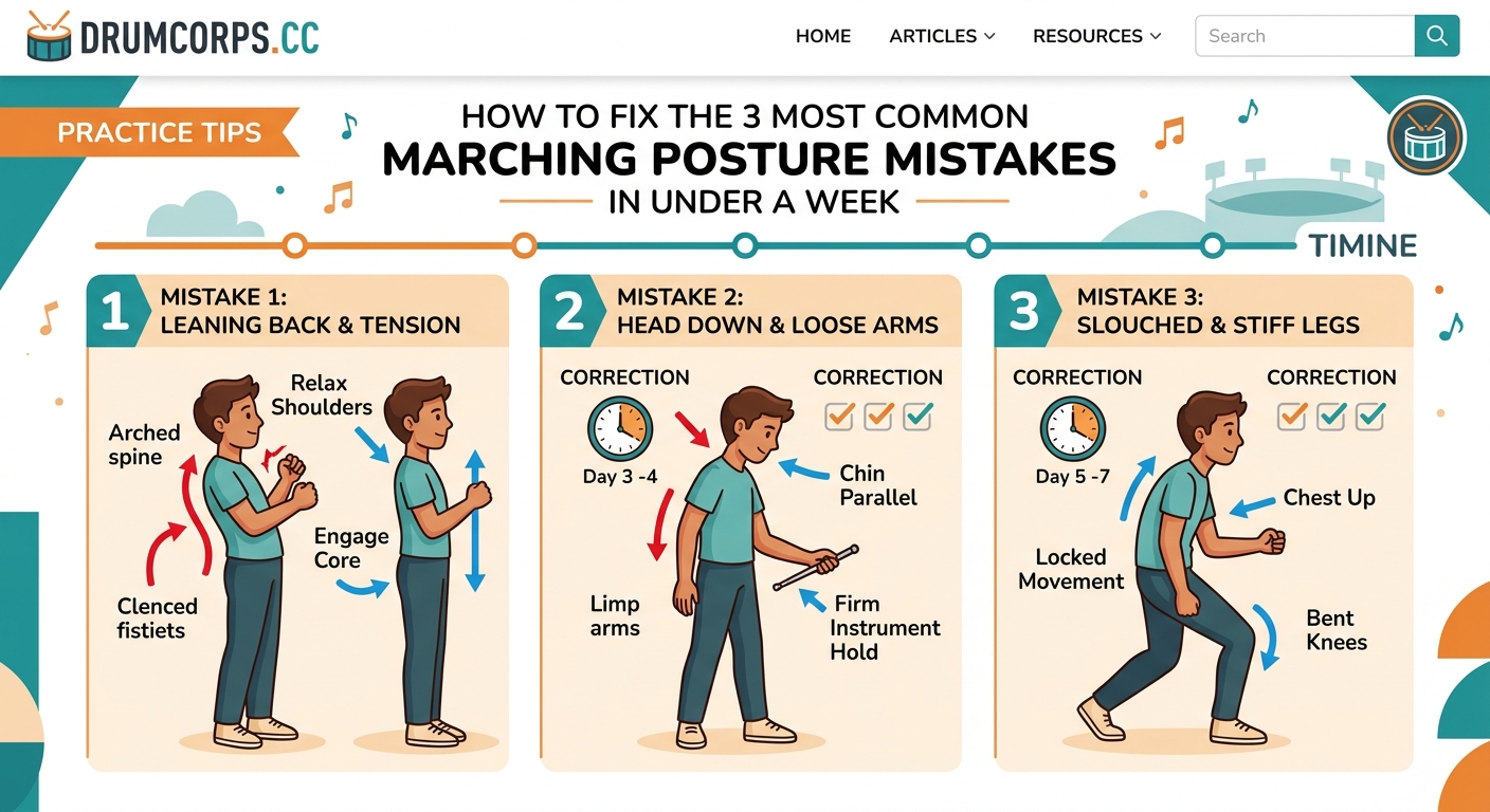 How to Fix the 3 Most Common Marching Posture Mistakes in Under a Week — 2