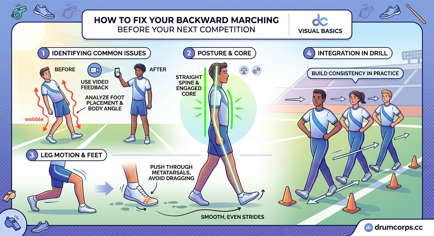 How to Fix Your Backward Marching Before Your Next Competition — 1