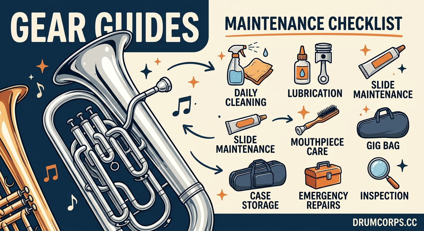 How to Maintain Your Marching Brass Instrument During Tour Season — 1
