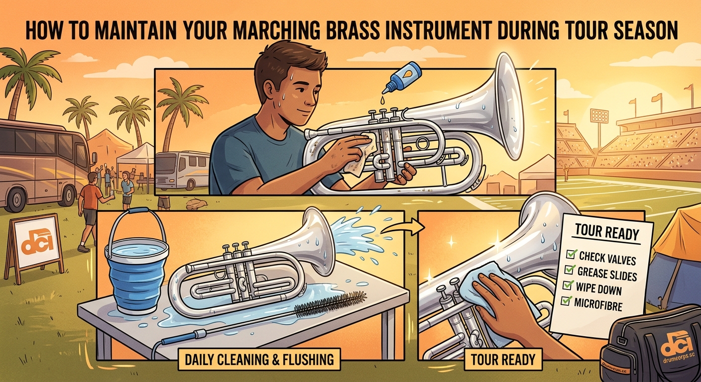 How to Maintain Your Marching Brass Instrument During Tour Season — 3