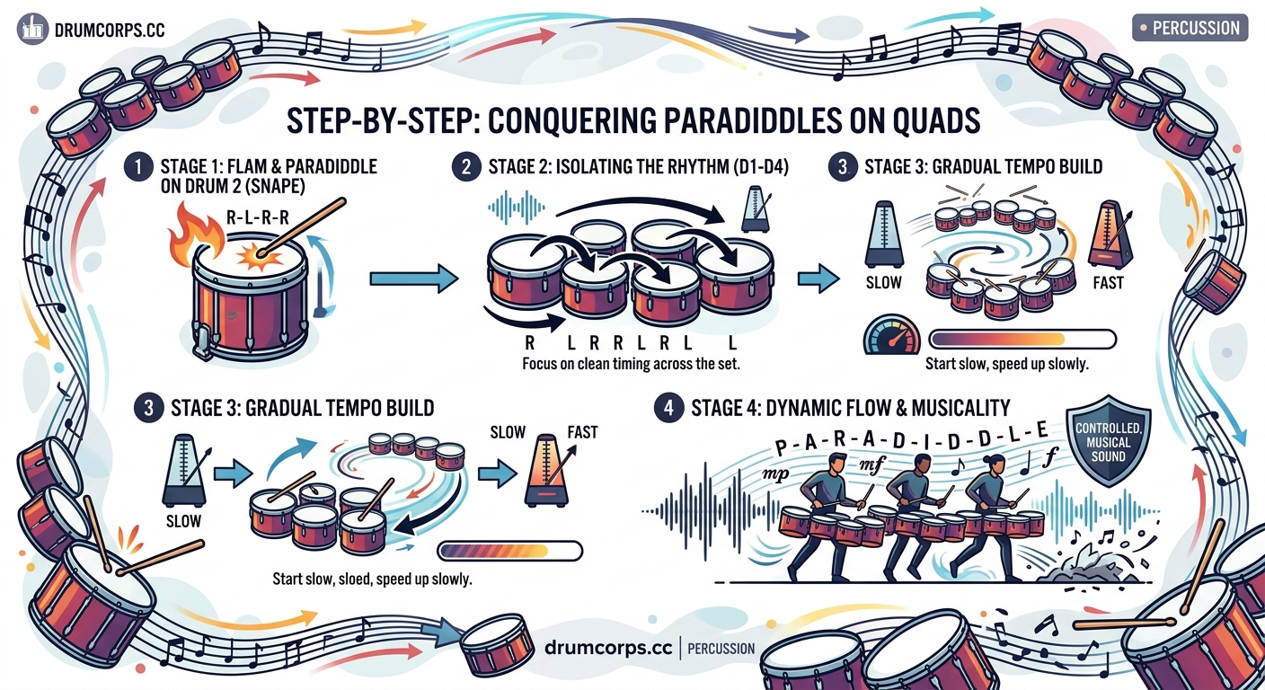 How to Practice Paradiddles on Quads Without Sounding Like a Train Wreck — 1