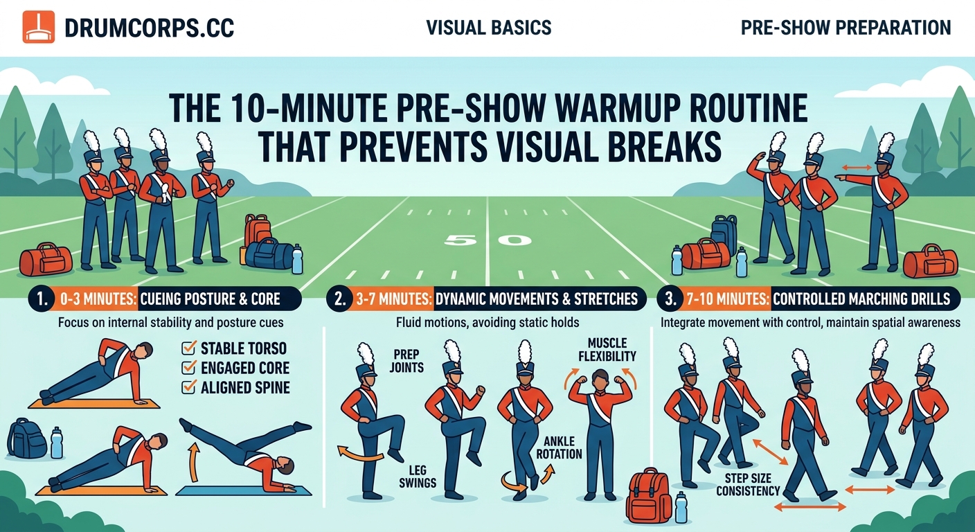 The 10-Minute Pre-Show Warmup Routine That Prevents Visual Breaks — 1