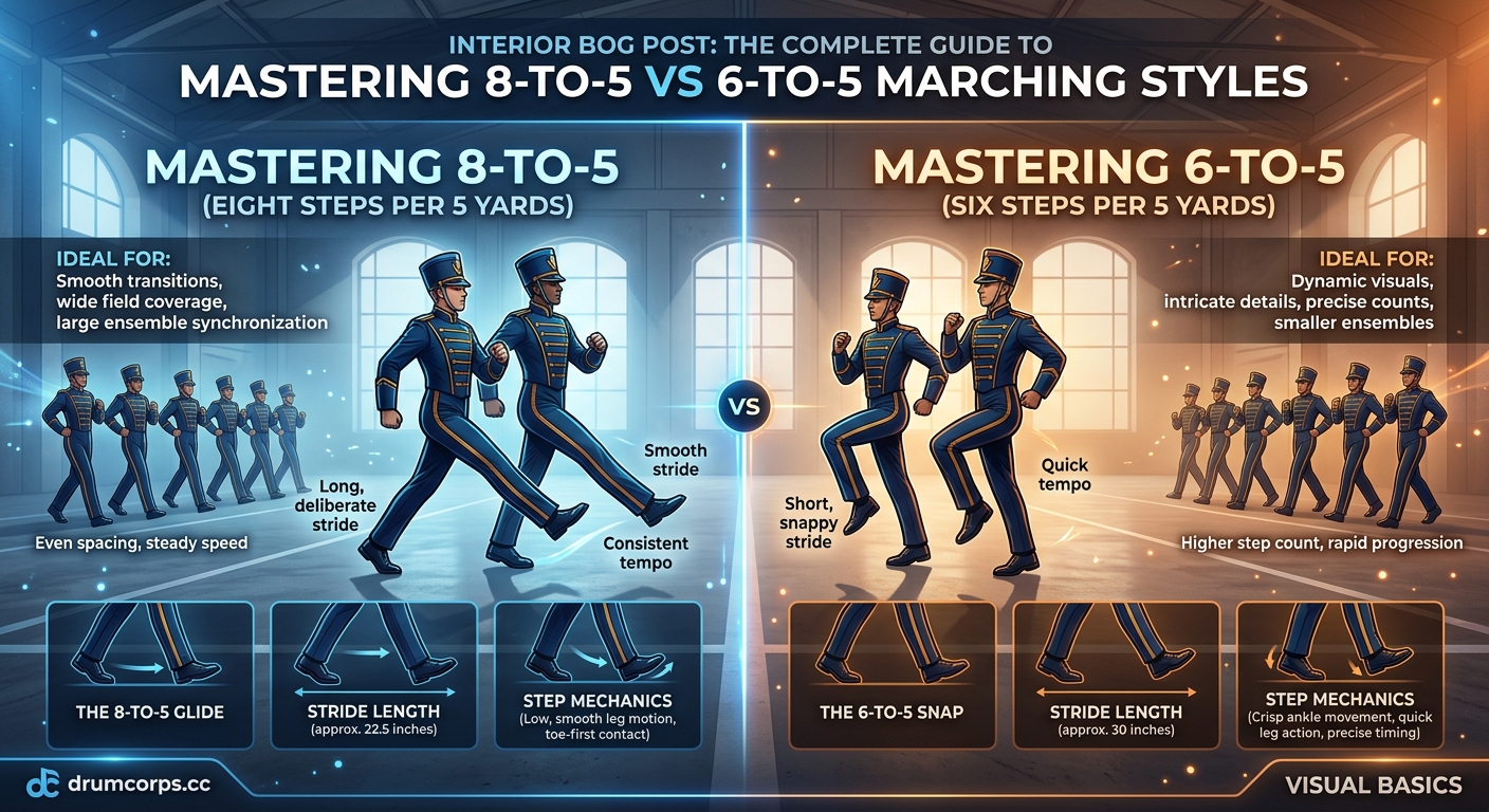The Complete Guide to Mastering 8-to-5 vs 6-to-5 Marching Styles — 1