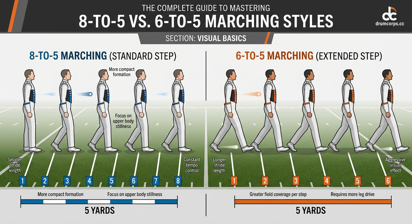 The Complete Guide to Mastering 8-to-5 vs 6-to-5 Marching Styles — 2