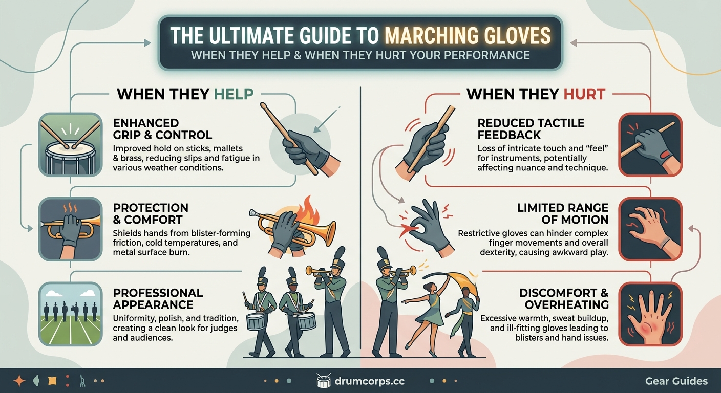 The Ultimate Guide to Marching Gloves: When They Help and When They Hurt Your Performance — 1