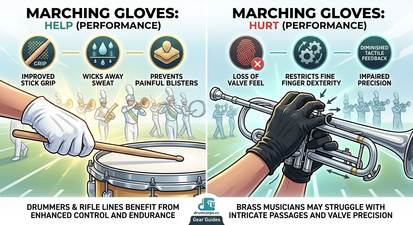 The Ultimate Guide to Marching Gloves: When They Help and When They Hurt Your Performance — 2