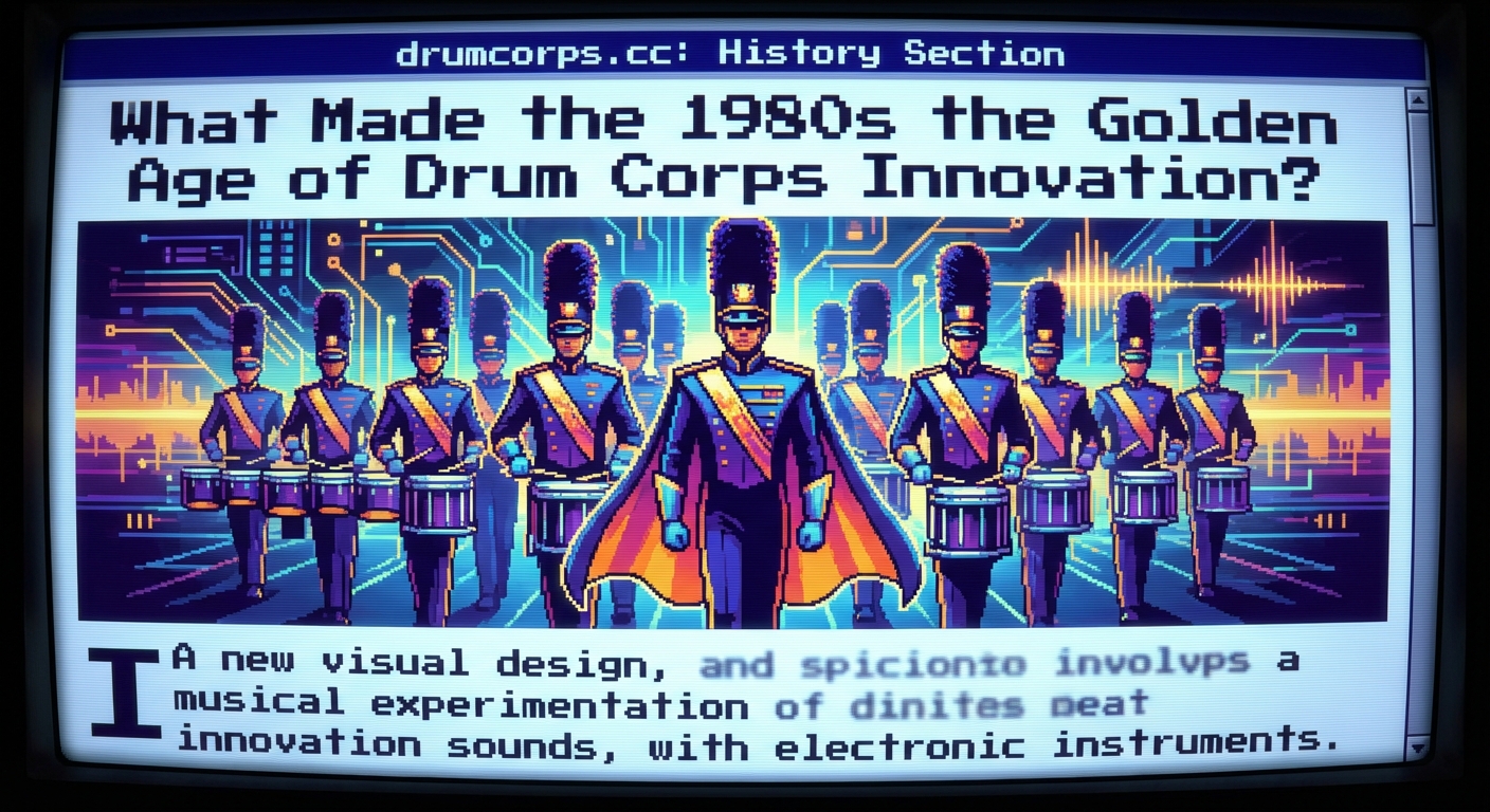 What Made the 1980s the Golden Age of Drum Corps Innovation? — 3