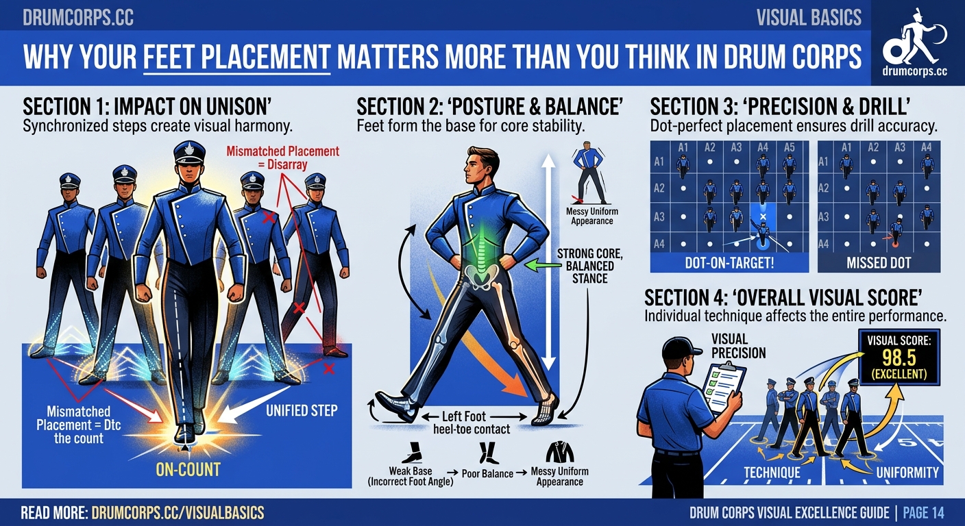 Why Your Feet Placement Matters More Than You Think in Drum Corps — 2