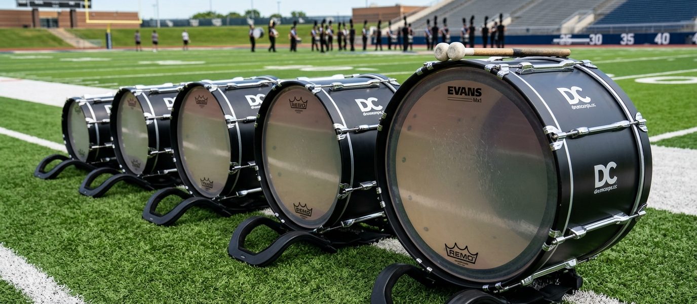 Why Your Marching Bass Drums Need Professional Heads (And How to Choose Them)